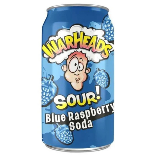 Warheads Sour Soda - Blue Raspberry 355ml