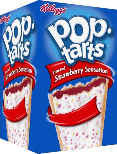 Kelloggs Pop-Tarts frosted Strawberry Sensation 384g