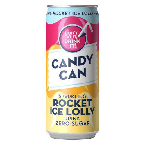 Candy Can Soda Rocket Ice Lolly 33cl