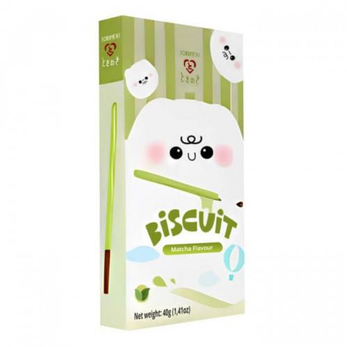 Tokimeki Biscuit Stick - Matcha Flavour 40g