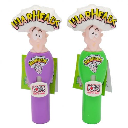 Warheads Candy Pop Push N Twist Lollipop 8g