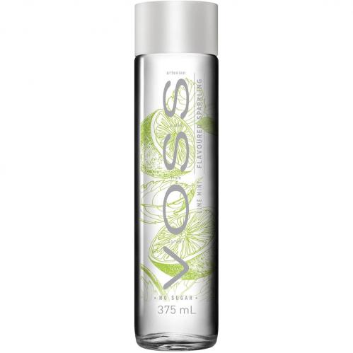 Voss Lime Mint Sparkling Water (glas) 375ml