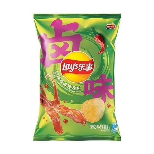 Lays Potato Chips Spicy Duck Tongue 70g