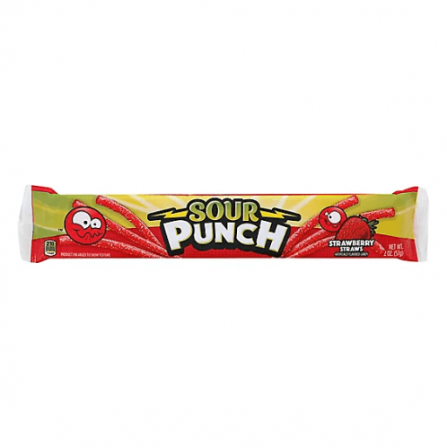 Sour Punch Straws Strawberry 57g