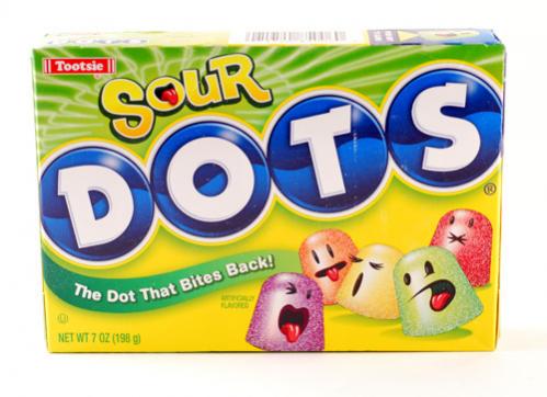 Tootsie Dots Sour Box 170g