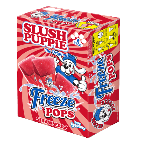 SLUSH PUPPiE Easy Freeze Triangles Strawberry 8-pack