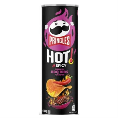 Pringles Hot Smokin' BBQ Ribs Flavour 160 g