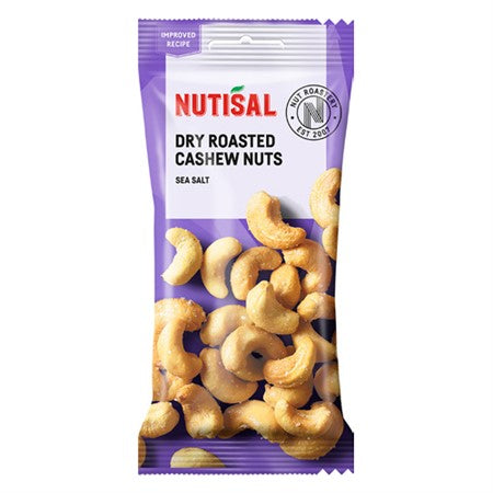 CASHEW CRYSTAL SEASALT 60 G NUTISAL PÅSE