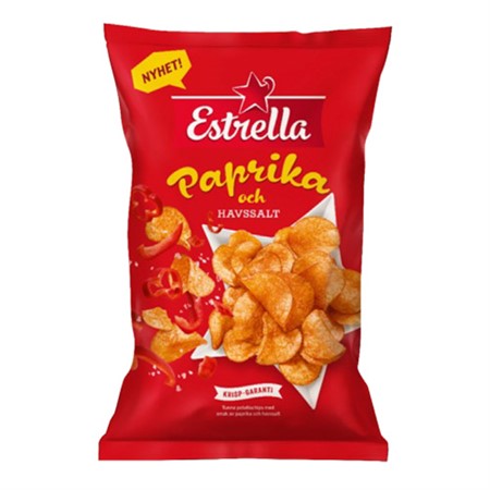 PAPRIKA & HAVSSALT CHIPS 175 g