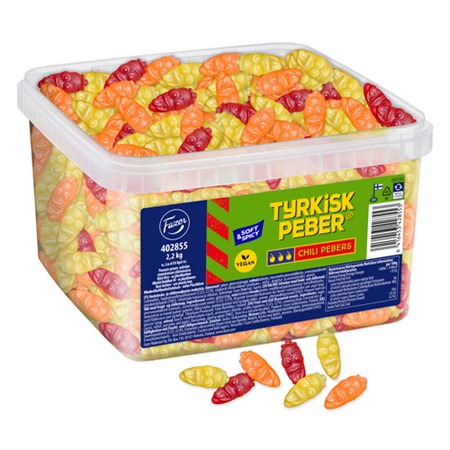 Tyrkisk Peber Chili Pebers Lösvikt 2,2 KG