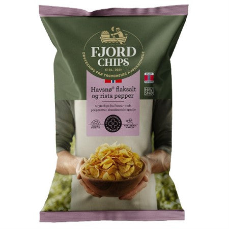 Fjordchips Havsnø & Rista Pepper 150g