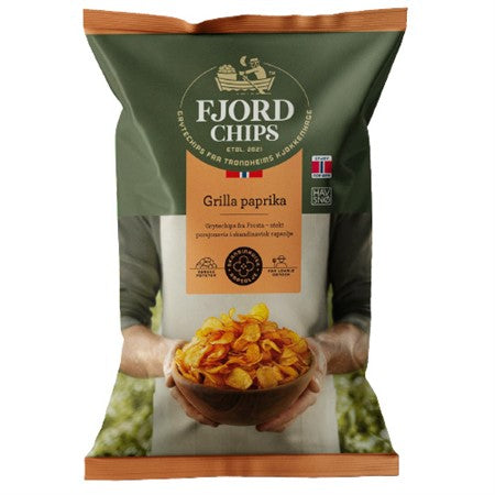 Fjordchips Grilla Paprika 150g