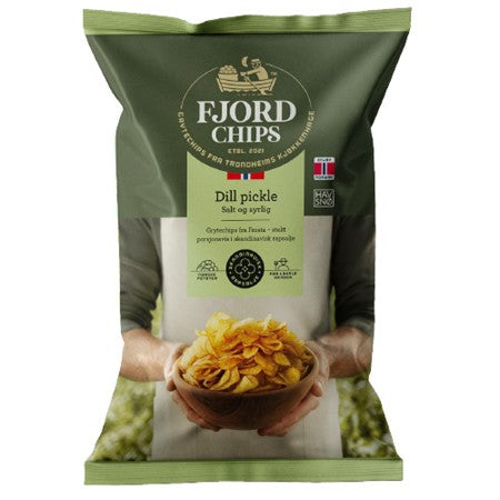 Fjordchips Dill Pickle 150g