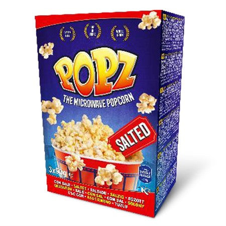 POPZ MICRO POPCORN 3x90 g SALT