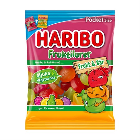 Fruktilurer Frukt & Bär 80g