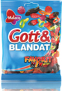 GOTT & BLANDAT FAVORITMIX 140 G