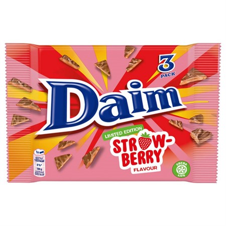 DAIM STRAWBERRY 3-PACK 84G