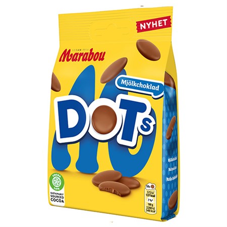 MARABOU DOT´S MJÖLKCHOKLAD 120G