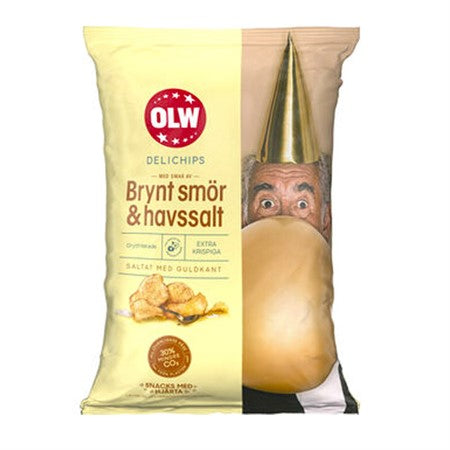 OLW Delichips Smör & Havssalt 150 g