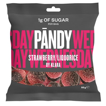 PÄNDY STRAWBERRY LIQUORICE 50G