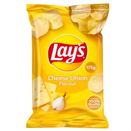 LAYS CHIPS CHEESE ON 175G