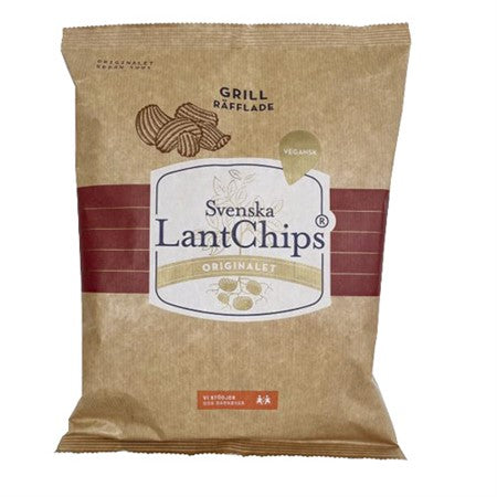 LantChips 200g Grill Räfflade