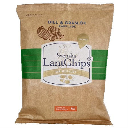 LantChips 200g Dill & Gräslök Räfflade