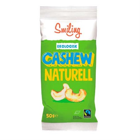 SMILING CASHEW NATURELL EKO 50G