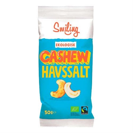 SMILING CASHEW HAVSALT EKO 50G