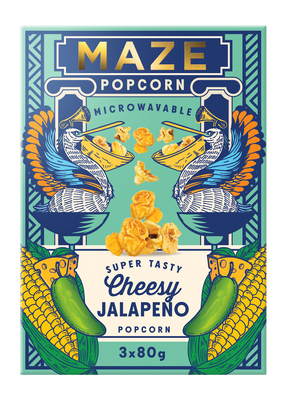 MAZE Popcorn Cheesy Jalapeno