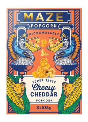 MAZE Popcorn Cheesy Cheddar