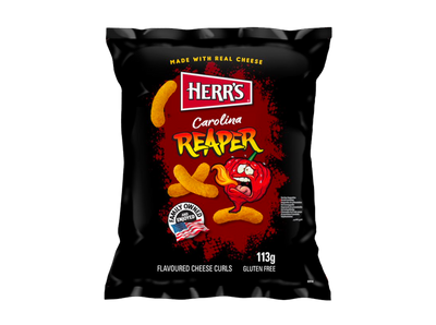 Herrs Cheese Curls Carolina Reaper 113g