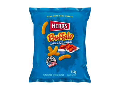 Herrs Cheese Curls Buffalo Blue 113g