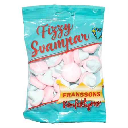 Fizzysvampar Påse 80G