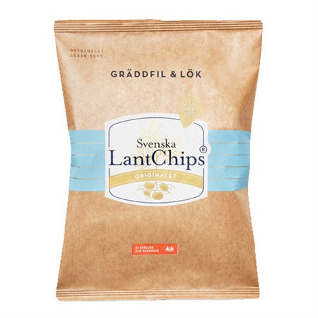 LantChips Gräddfil & Lök 200g